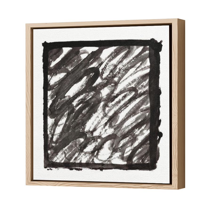 Thumbnail for Canvas - Wood Grain Floating Frame