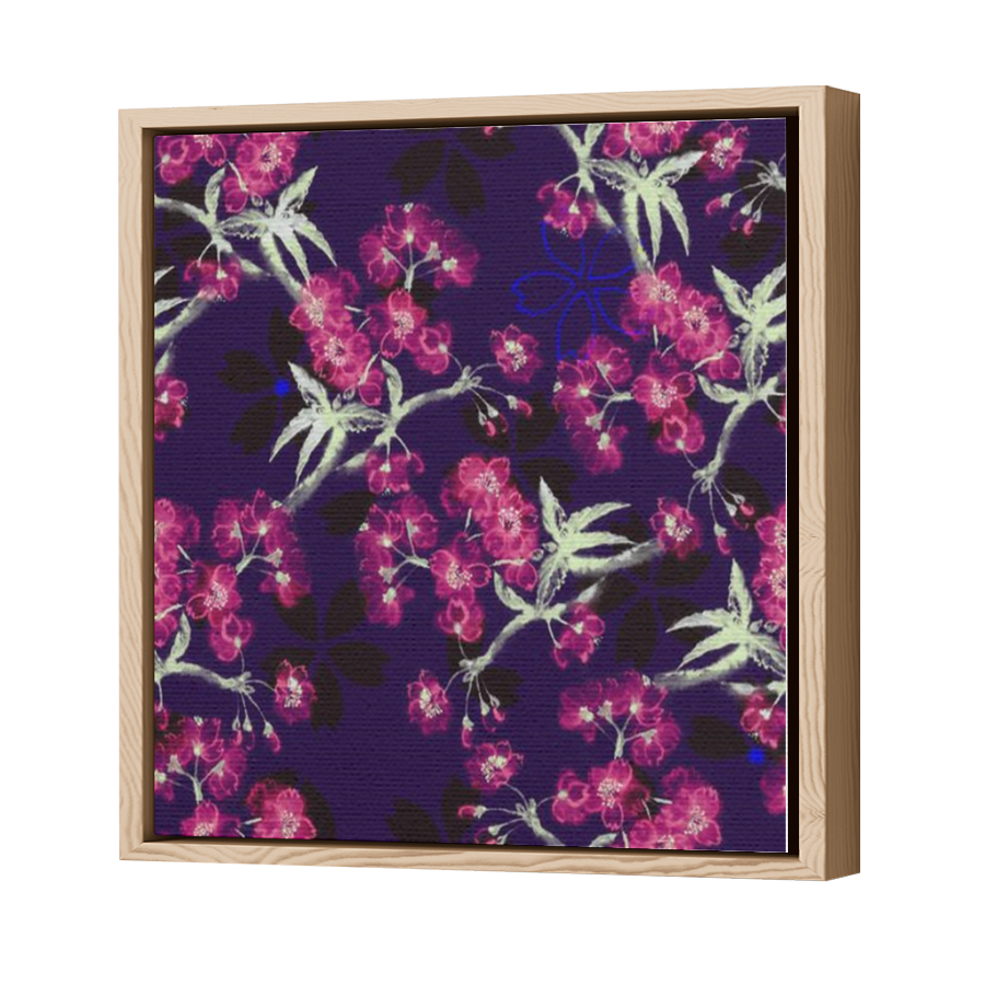 Thumbnail for Canvas - Wood Grain Floating Frame