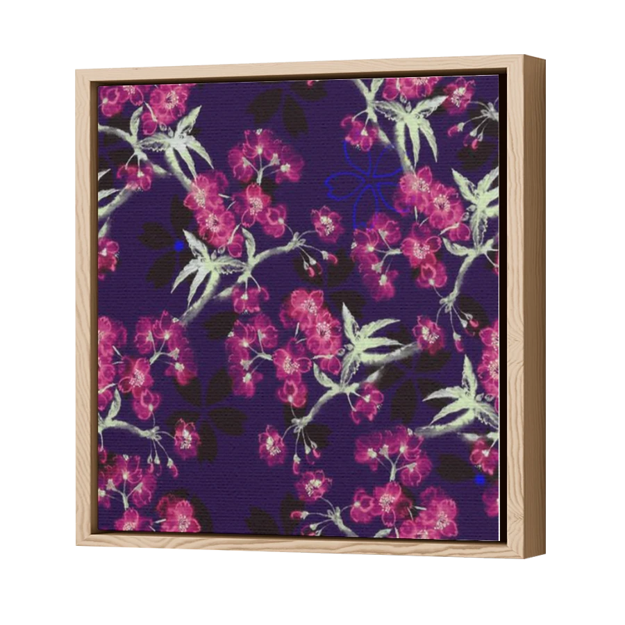 Thumbnail for Canvas - Wood Grain Floating Frame