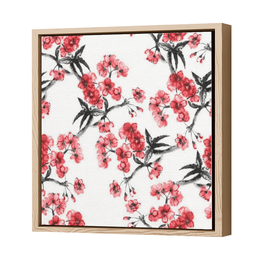 Thumbnail for Canvas - Wood Grain Floating Frame