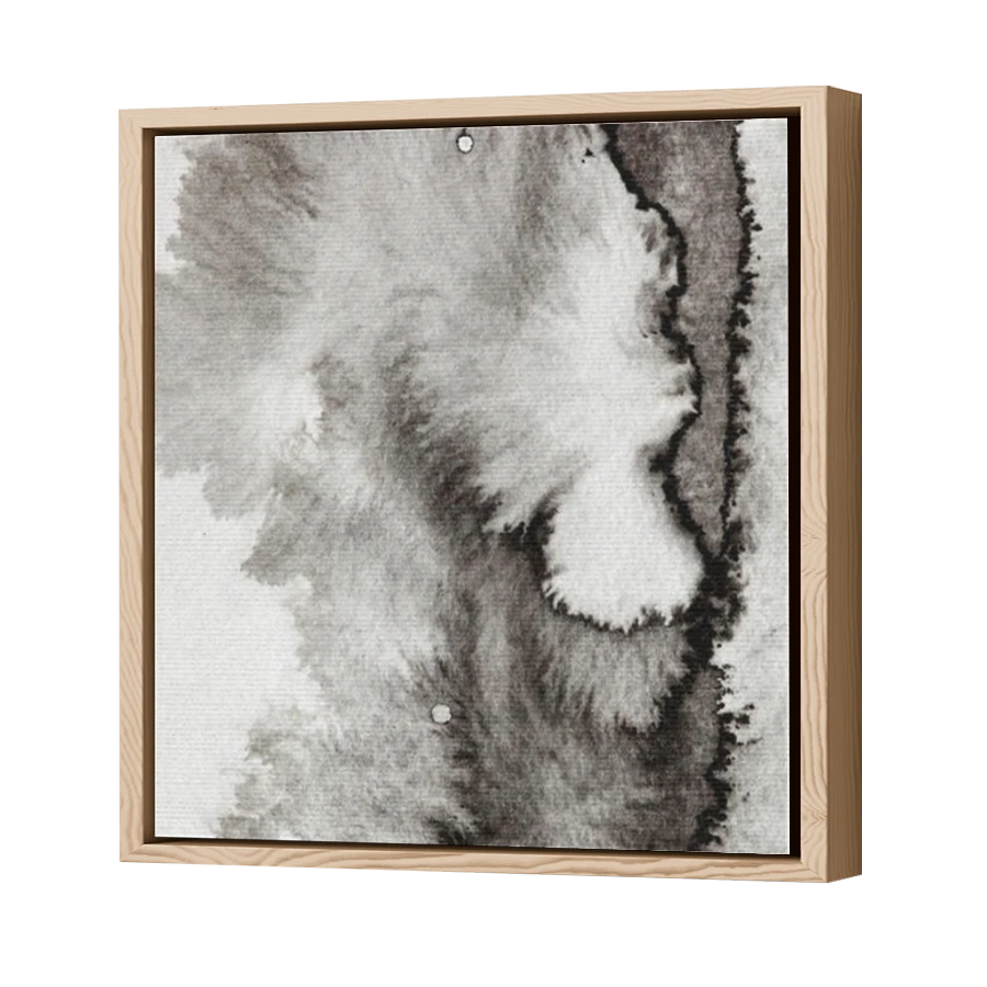 Thumbnail for Canvas - Wood Grain Floating Frame