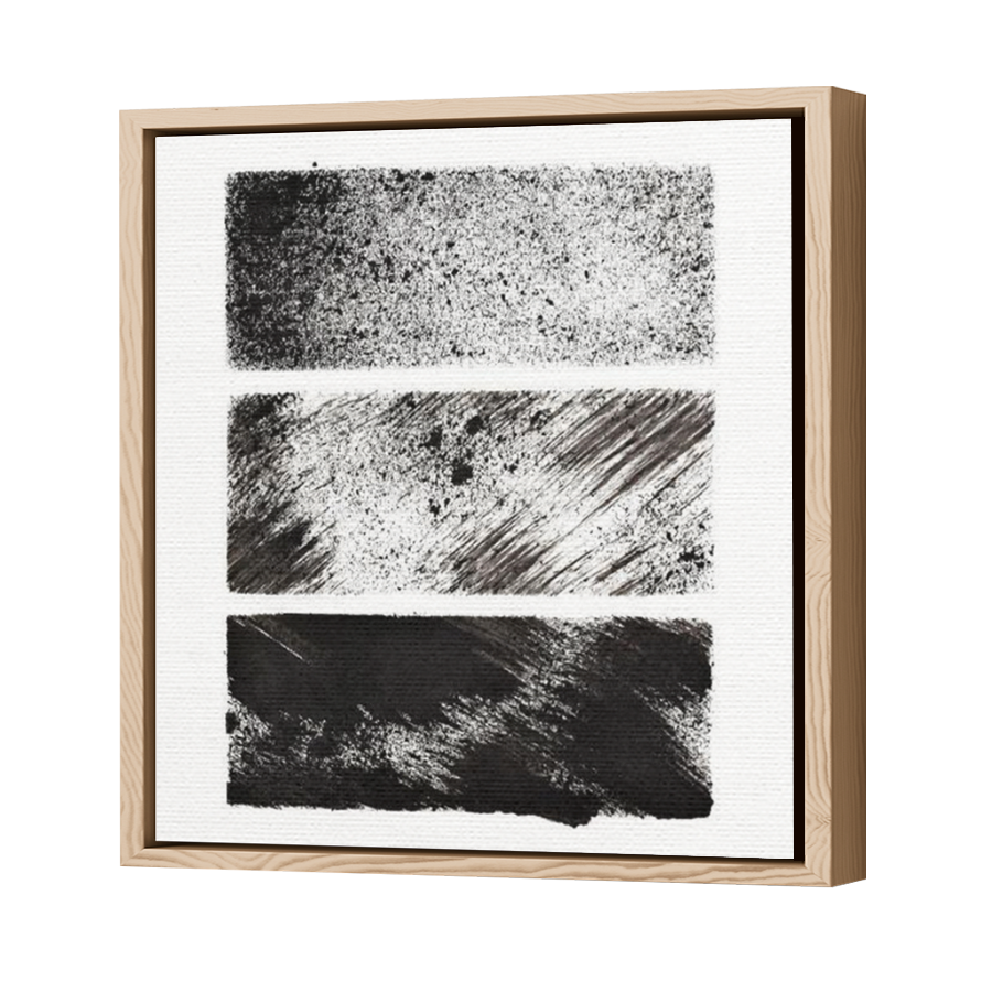 Thumbnail for Canvas - Wood Grain Floating Frame