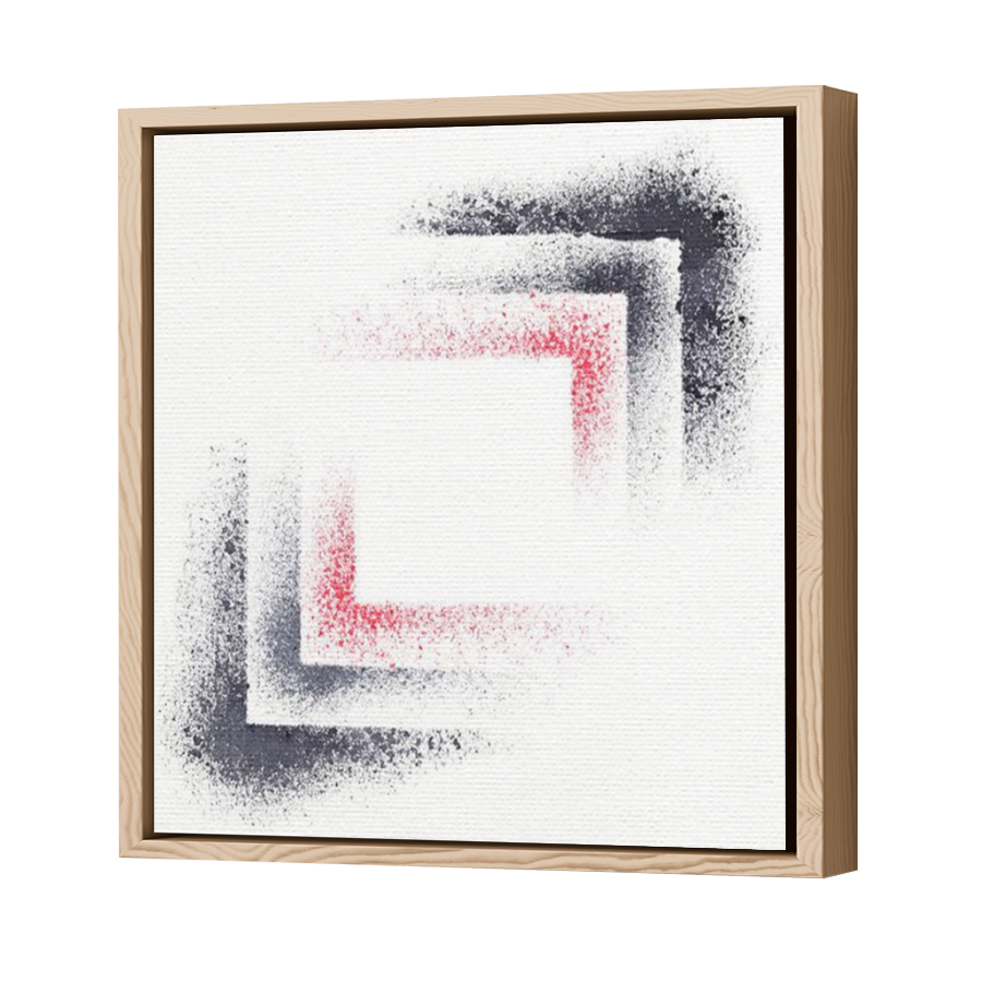 Thumbnail for Canvas - Wood Grain Floating Frame