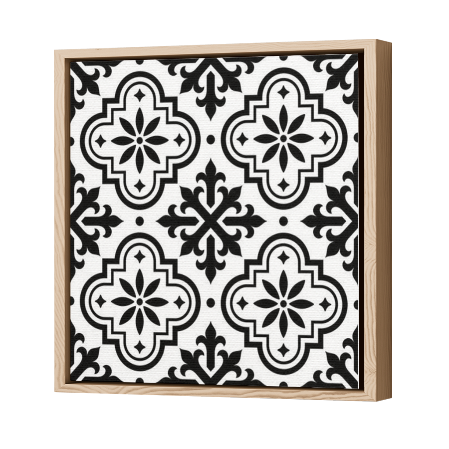 Thumbnail for Canvas - Wood Grain Floating Frame