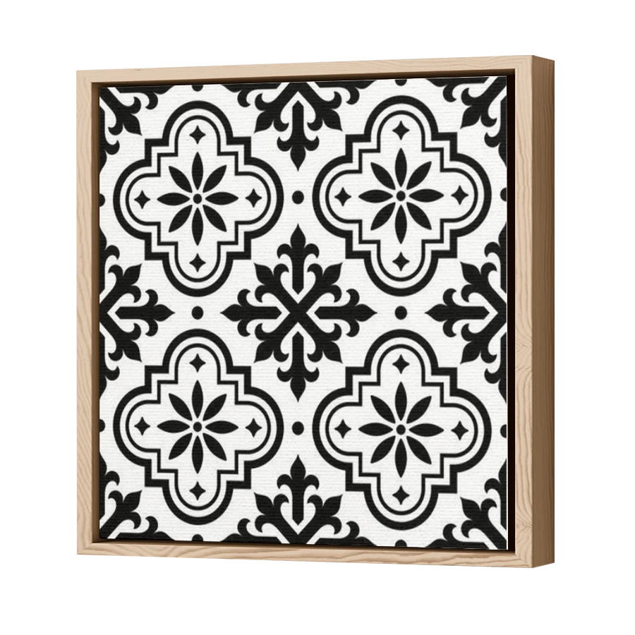 Thumbnail for Canvas - Wood Grain Floating Frame