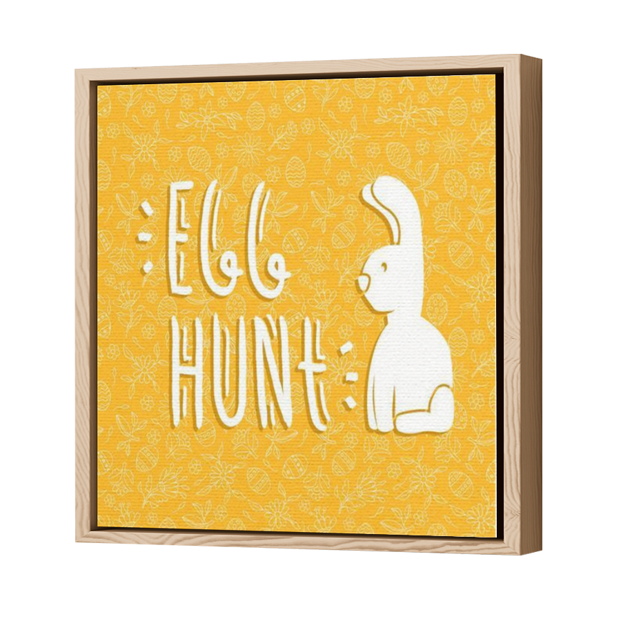 Thumbnail for Canvas - Wood Grain Floating Frame