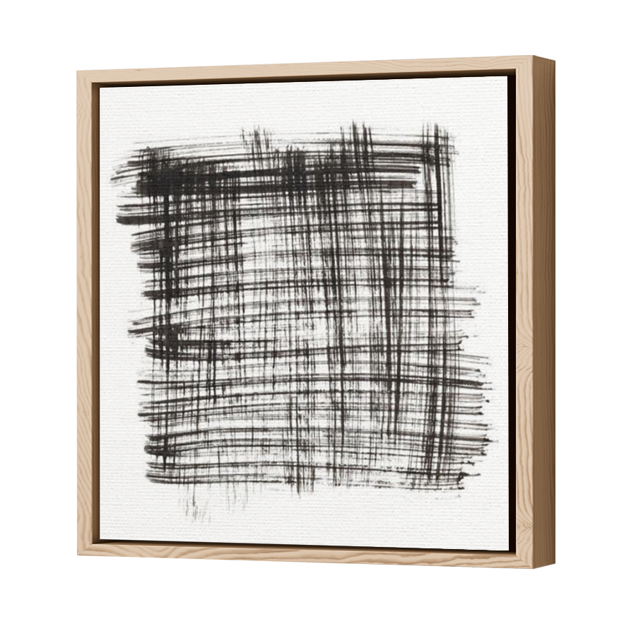Thumbnail for Canvas - Wood Grain Floating Frame