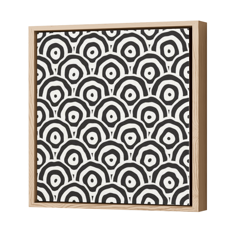 Thumbnail for Canvas - Wood Grain Floating Frame