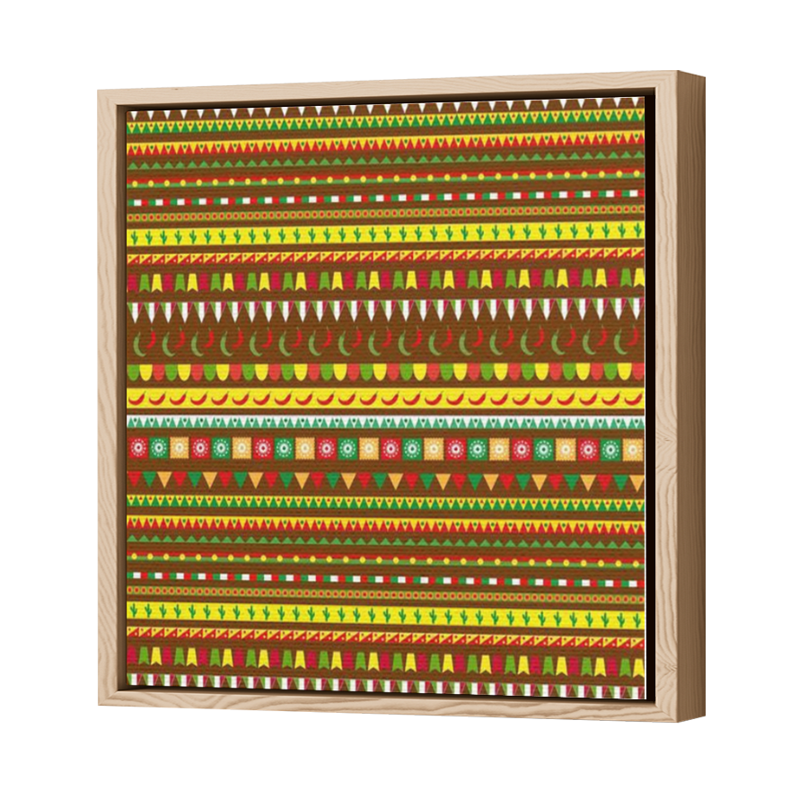 Thumbnail for Canvas - Wood Grain Floating Frame