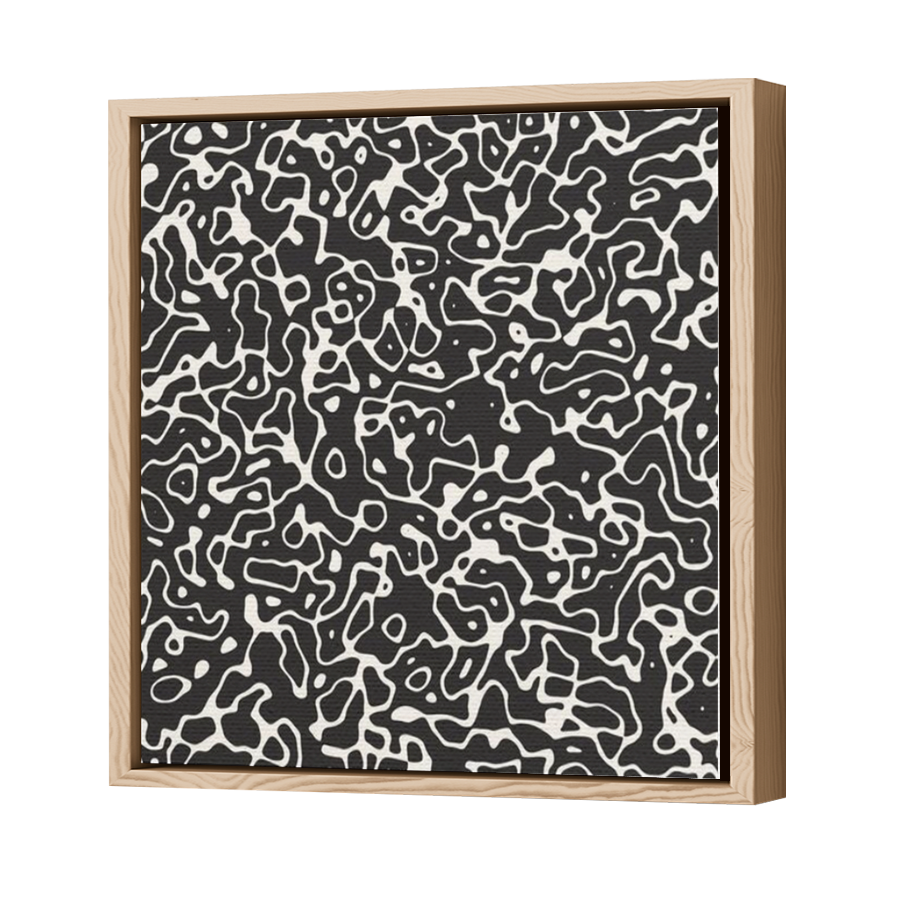 Thumbnail for Canvas - Wood Grain Floating Frame