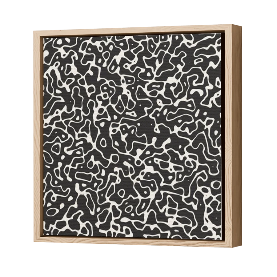 Thumbnail for Canvas - Wood Grain Floating Frame