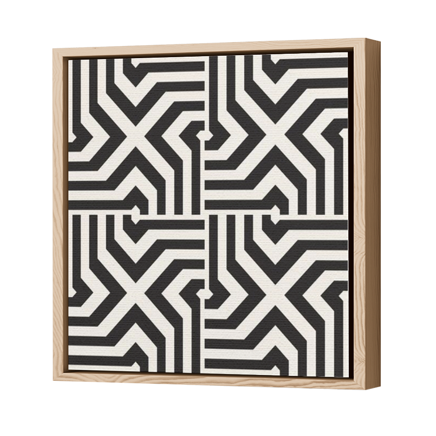 Thumbnail for Canvas - Wood Grain Floating Frame