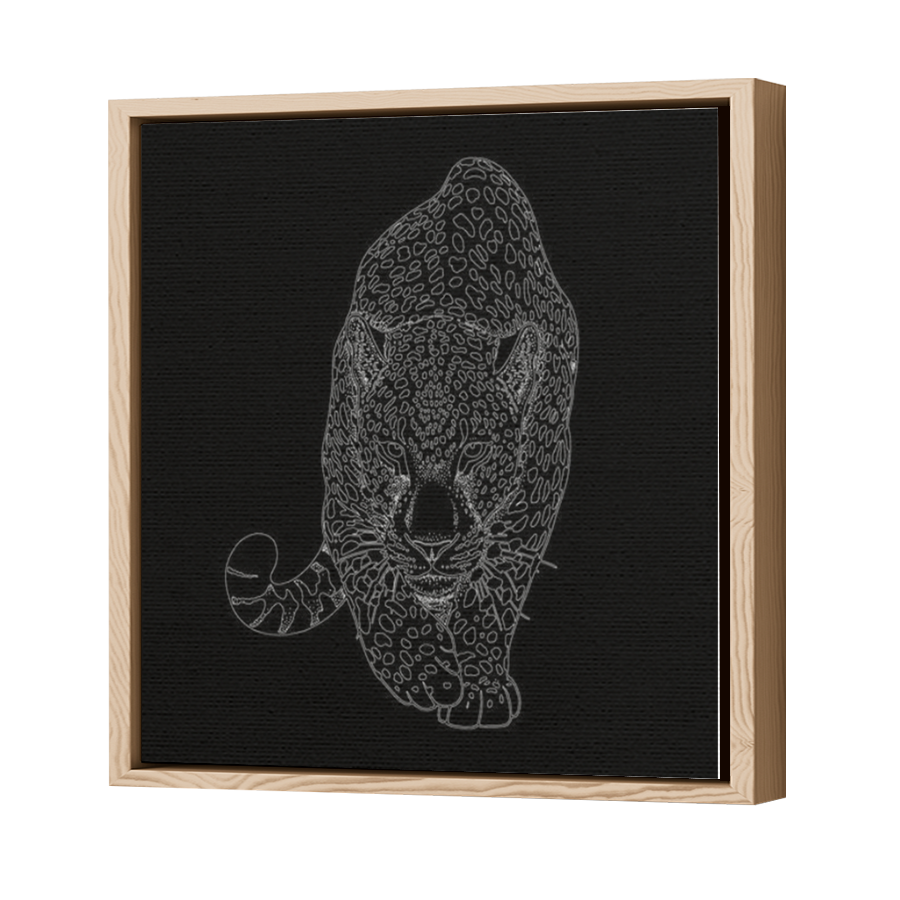 Thumbnail for Canvas - Wood Grain Floating Frame