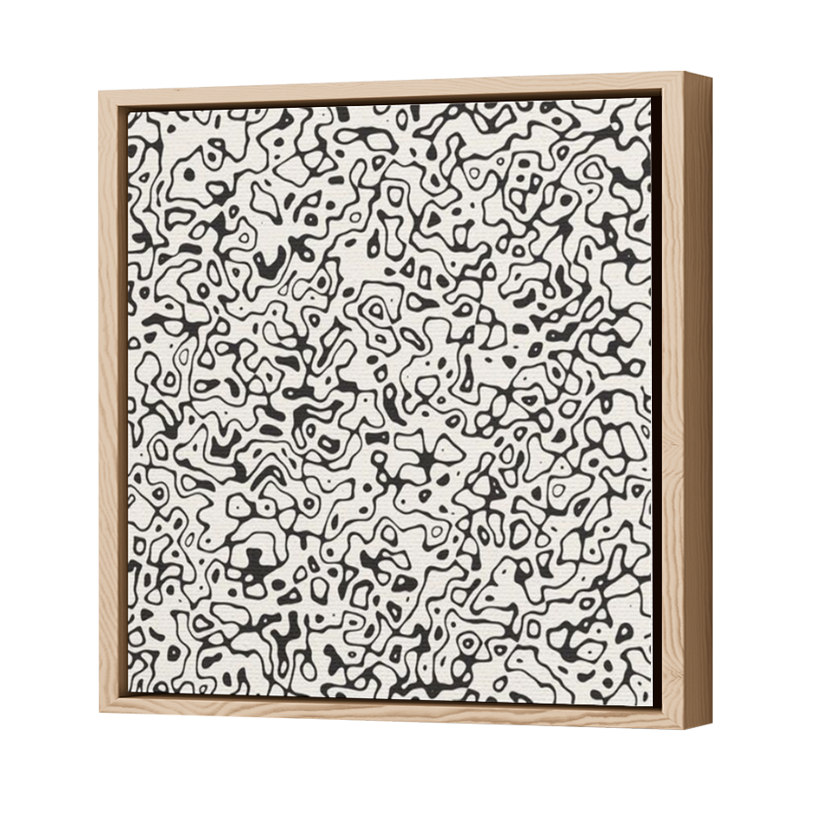 Thumbnail for Canvas - Wood Grain Floating Frame