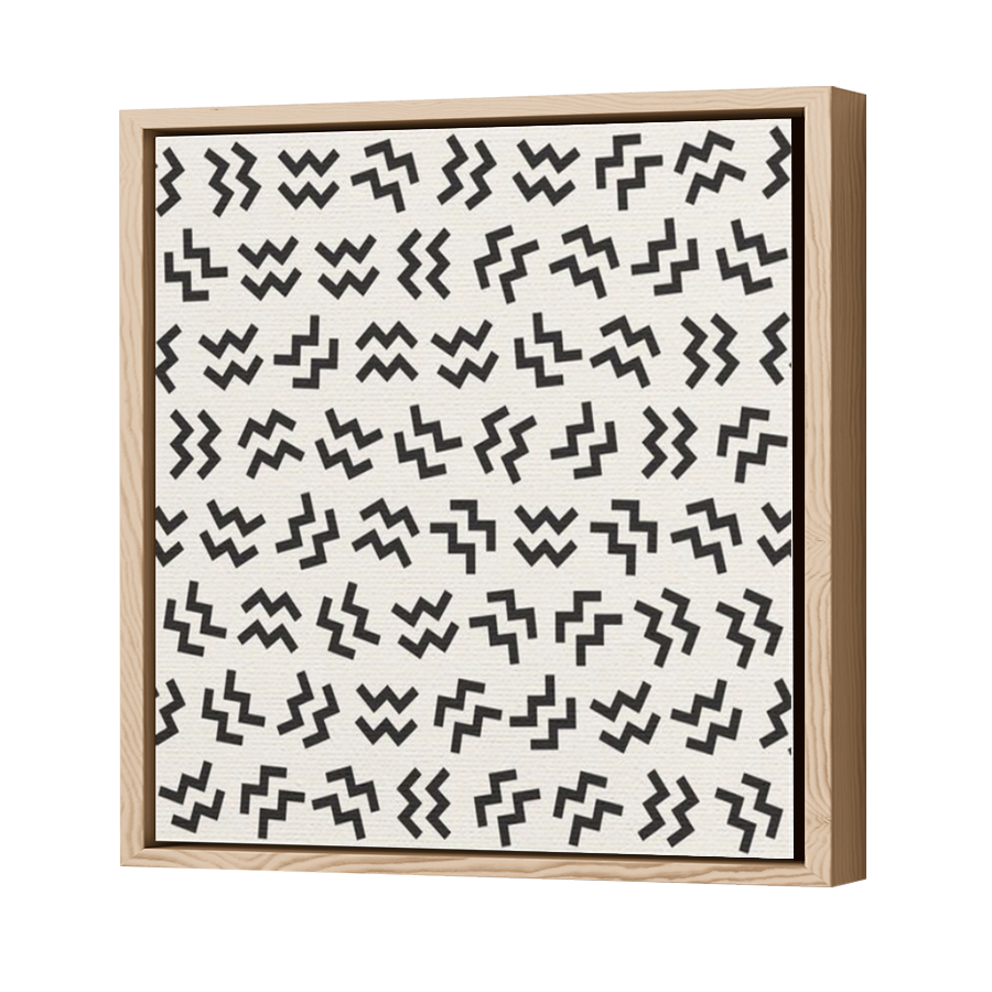 Thumbnail for Canvas - Wood Grain Floating Frame