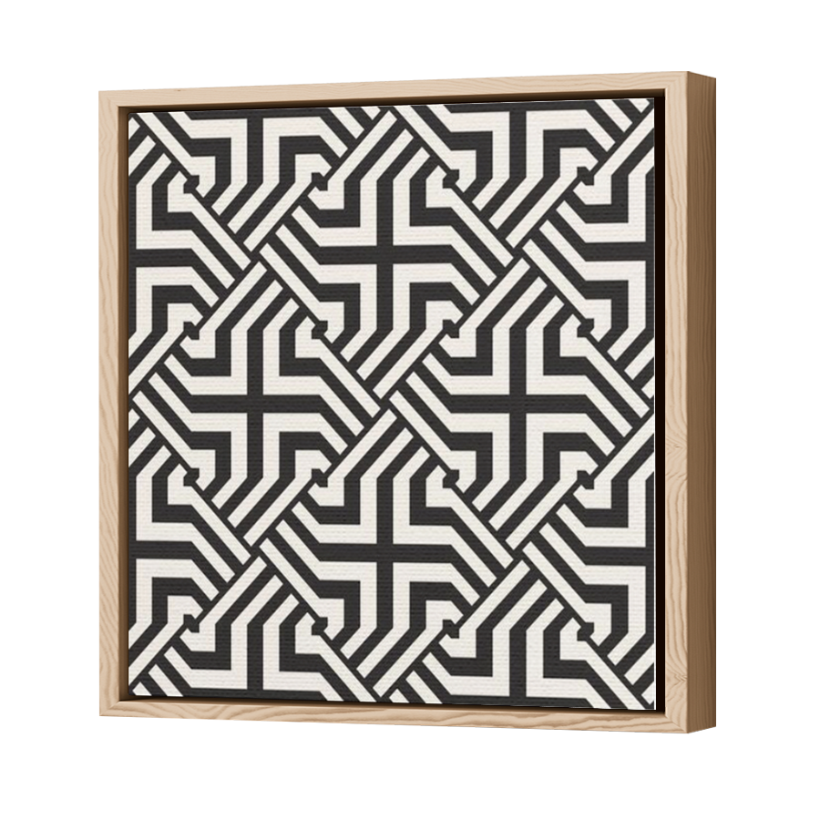 Thumbnail for Canvas - Wood Grain Floating Frame
