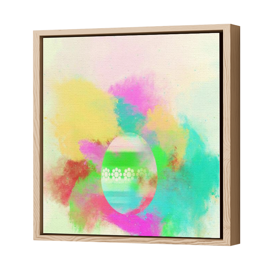 Thumbnail for Canvas - Wood Grain Floating Frame