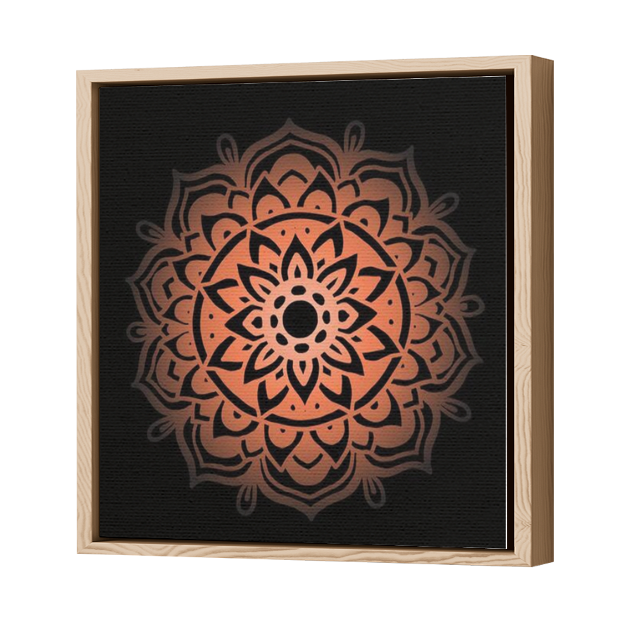 Thumbnail for Canvas - Wood Grain Floating Frame