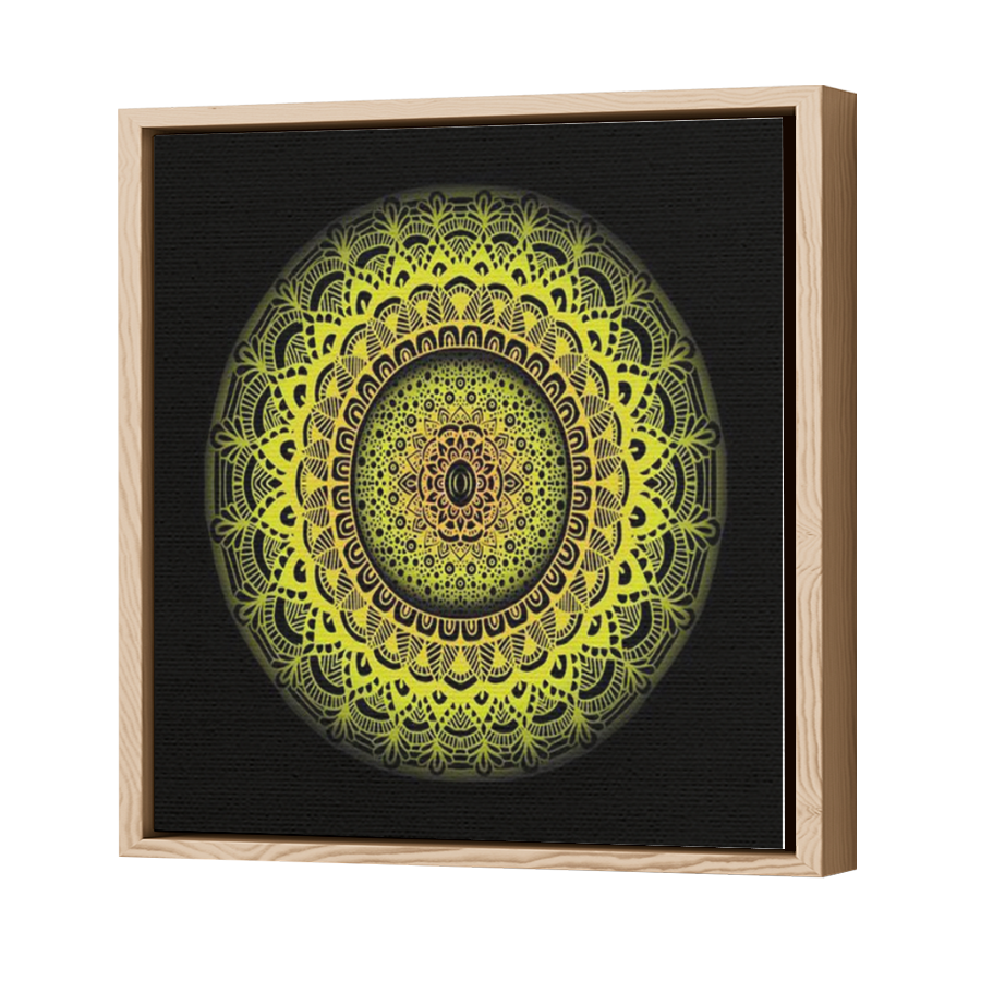 Thumbnail for Canvas - Wood Grain Floating Frame