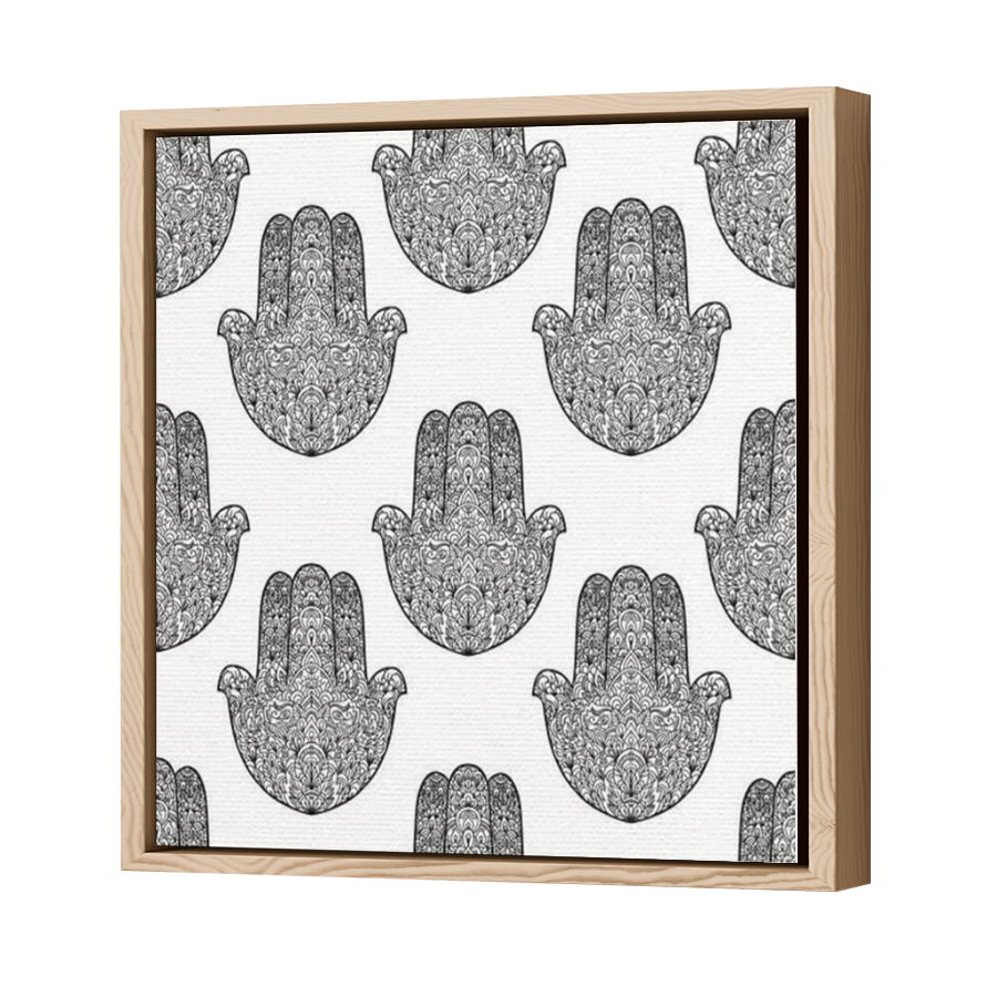 Thumbnail for Canvas - Wood Grain Floating Frame