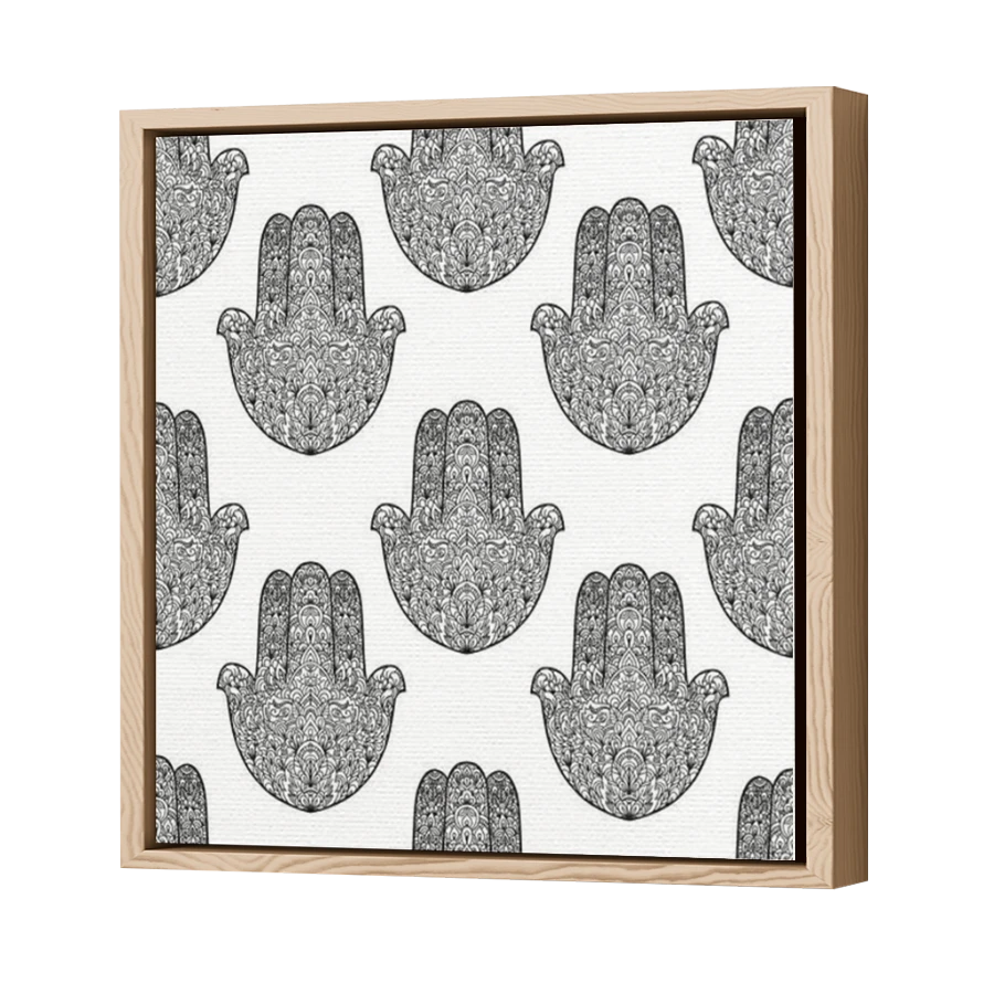 Thumbnail for Canvas - Wood Grain Floating Frame