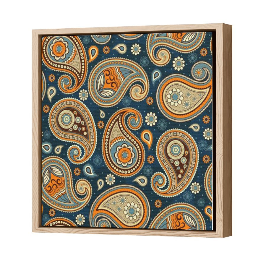 Thumbnail for Canvas - Wood Grain Floating Frame