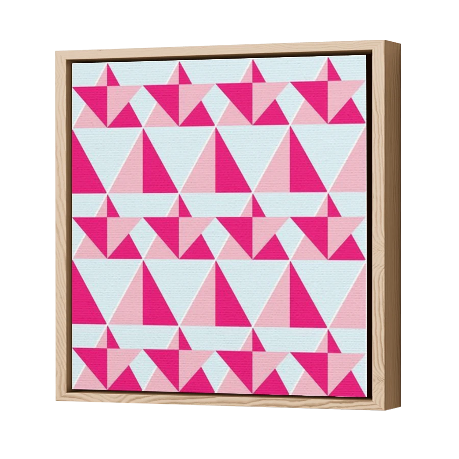 Thumbnail for Canvas - Wood Grain Floating Frame