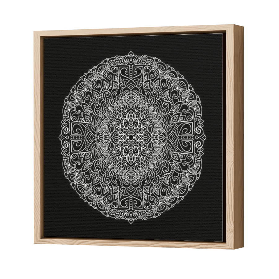 Thumbnail for Canvas - Wood Grain Floating Frame
