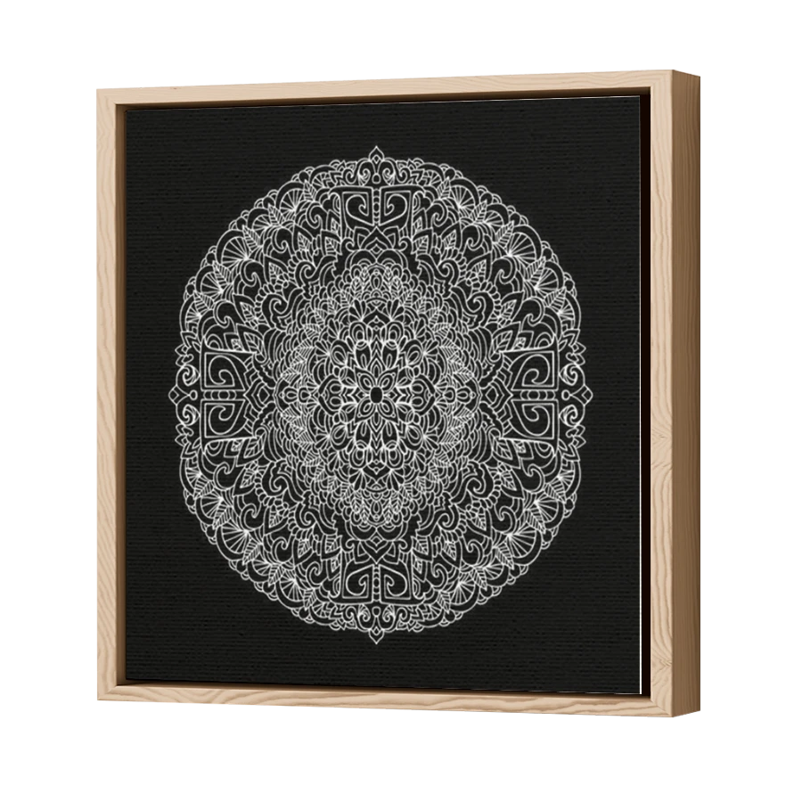 Thumbnail for Canvas - Wood Grain Floating Frame