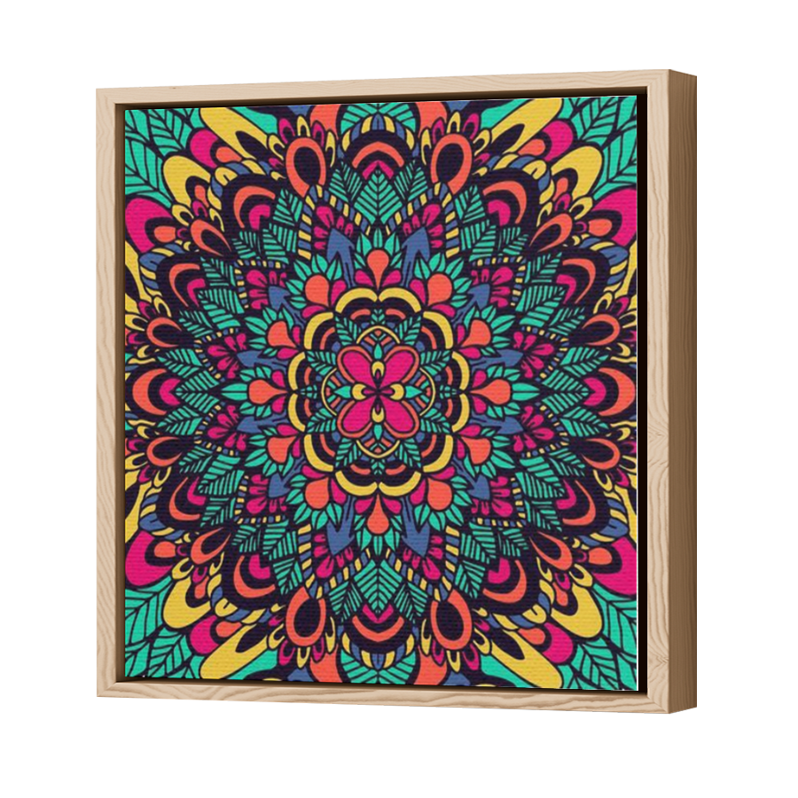 Thumbnail for Canvas - Wood Grain Floating Frame