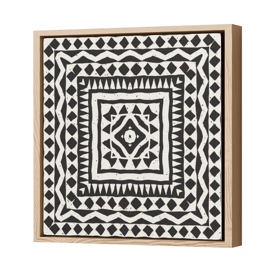 Thumbnail for Canvas - Wood Grain Floating Frame