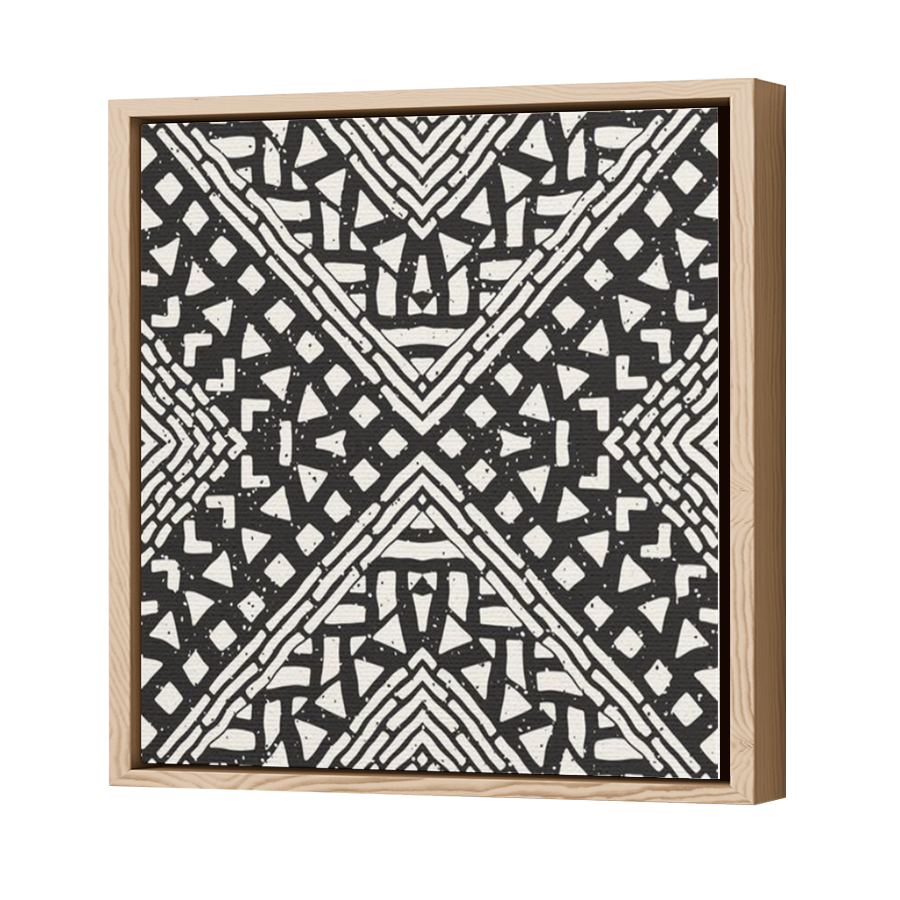 Thumbnail for Canvas - Wood Grain Floating Frame