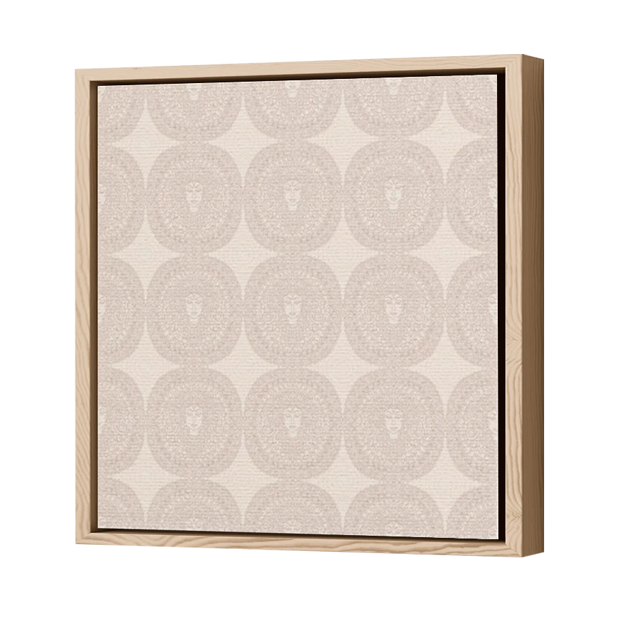 Thumbnail for Canvas - Wood Grain Floating Frame