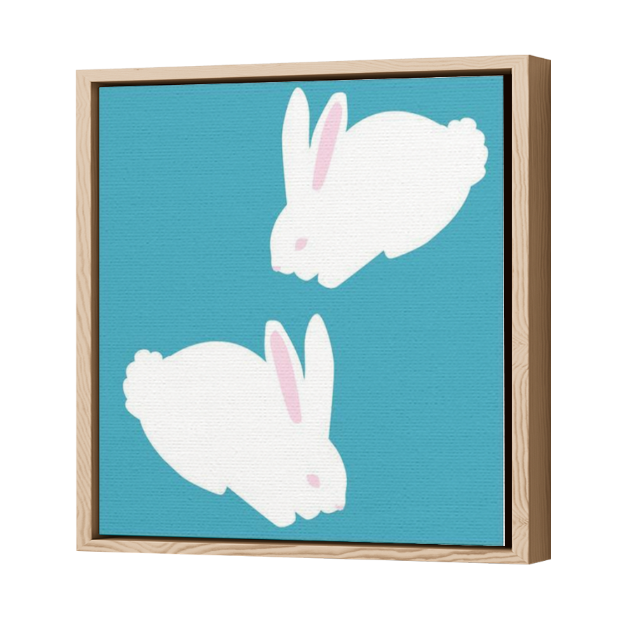 Thumbnail for Canvas - Wood Grain Floating Frame