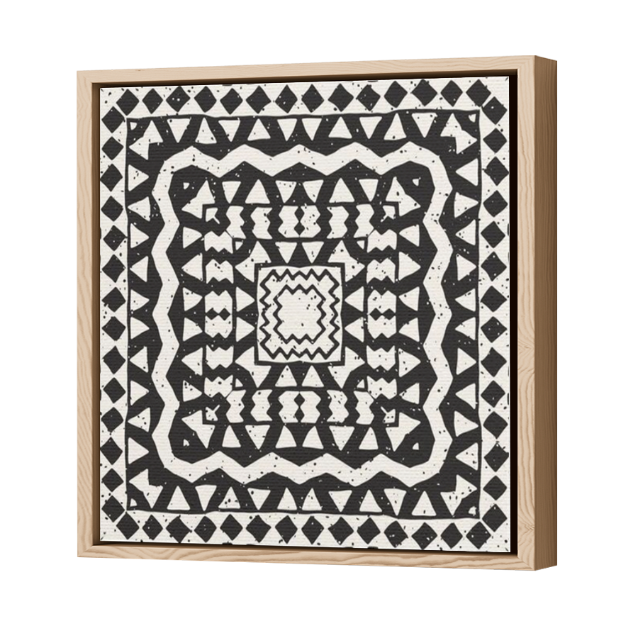 Thumbnail for Canvas - Wood Grain Floating Frame