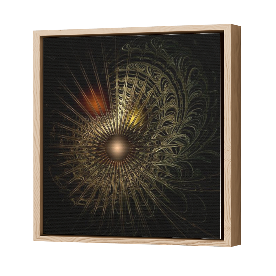 Thumbnail for Canvas - Wood Grain Floating Frame