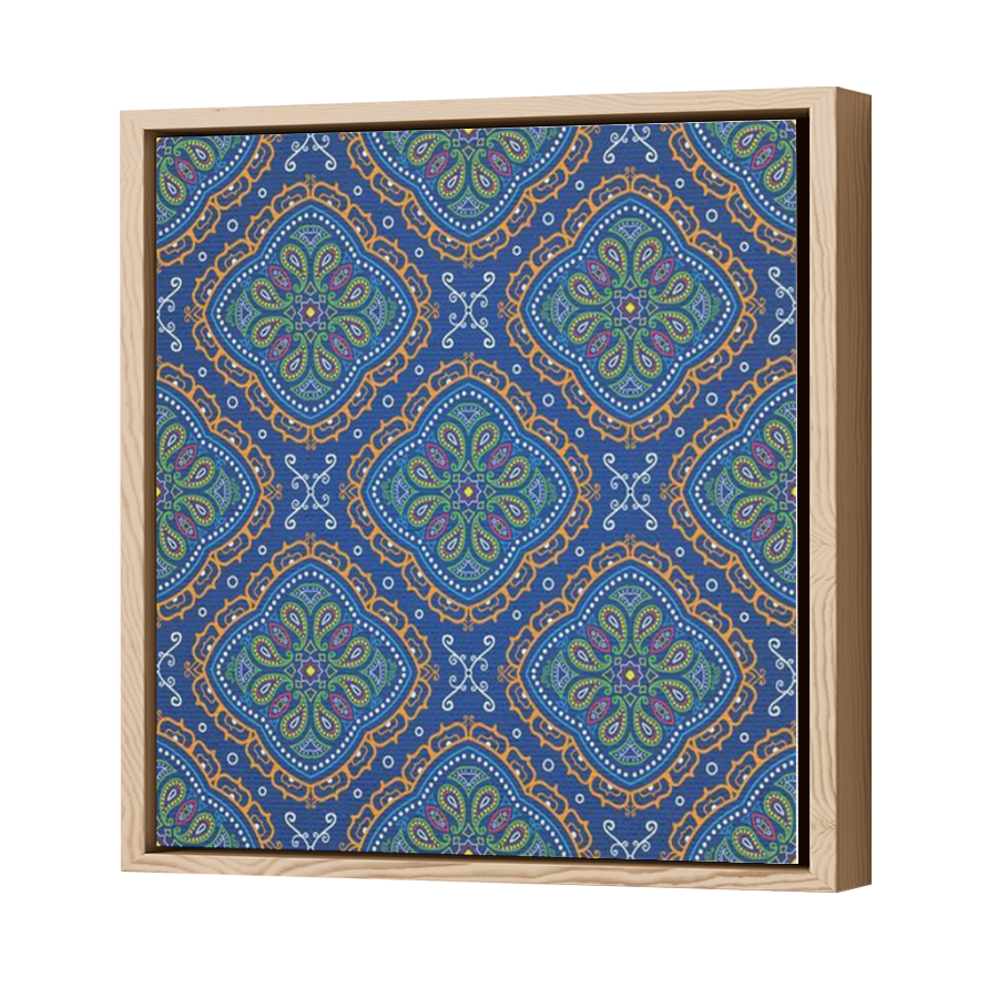 Thumbnail for Canvas - Wood Grain Floating Frame