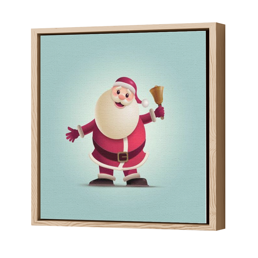 Thumbnail for Canvas - Wood Grain Floating Frame