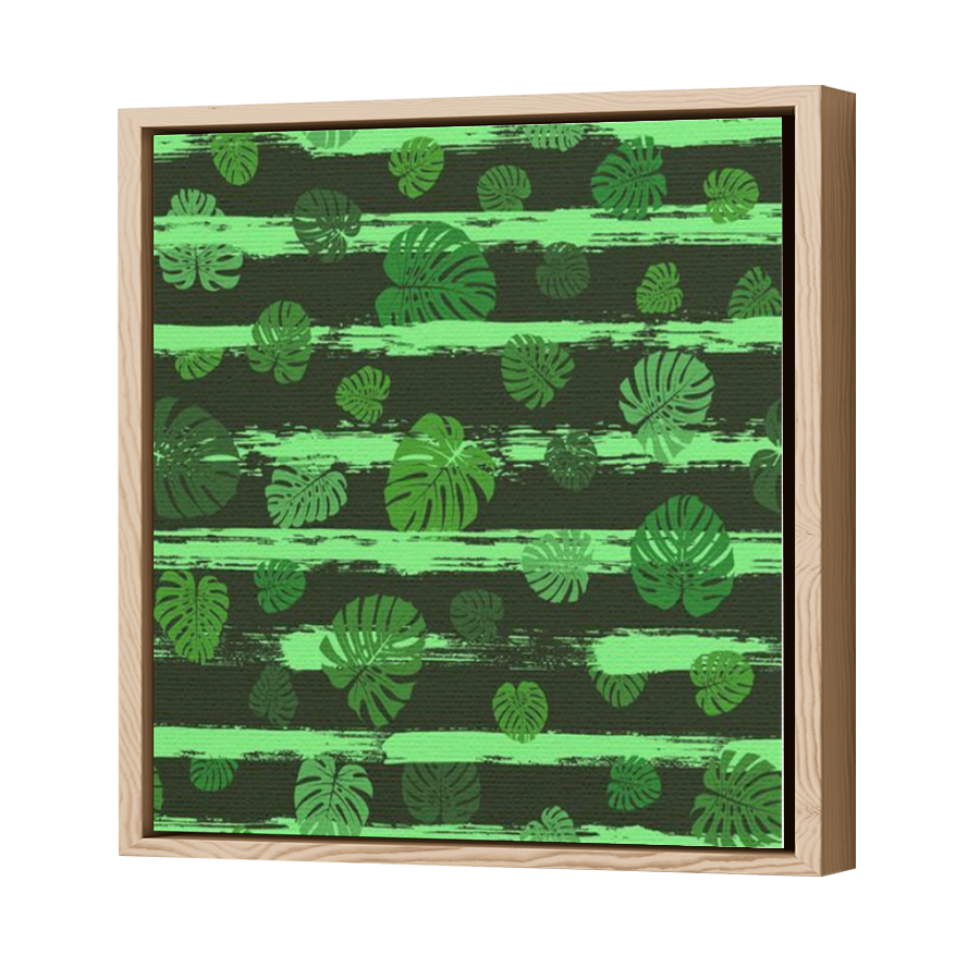 Thumbnail for Canvas - Wood Grain Floating Frame