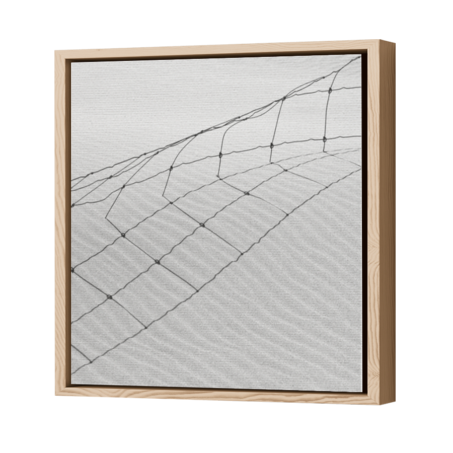 Thumbnail for Canvas - Wood Grain Floating Frame