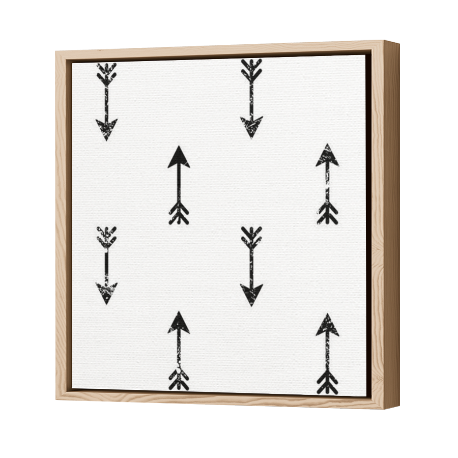 Thumbnail for Canvas - Wood Grain Floating Frame
