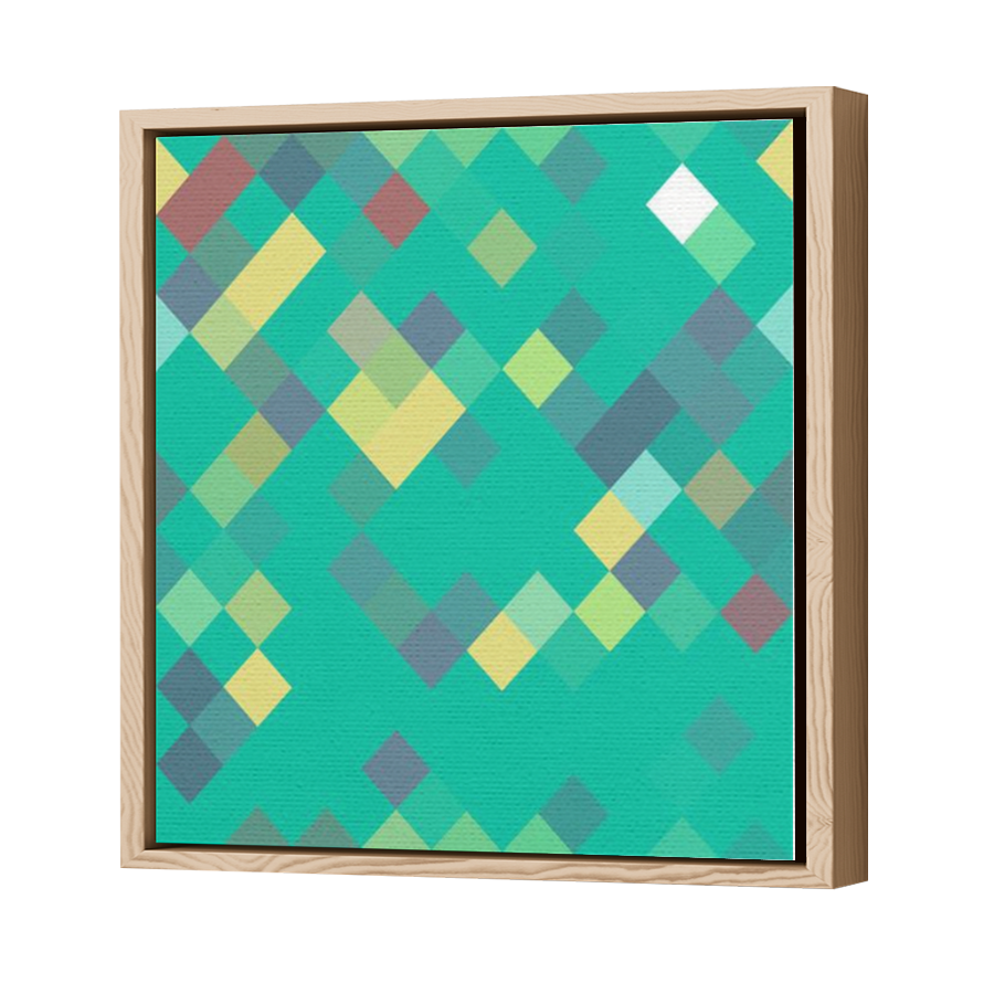 Thumbnail for Canvas - Wood Grain Floating Frame
