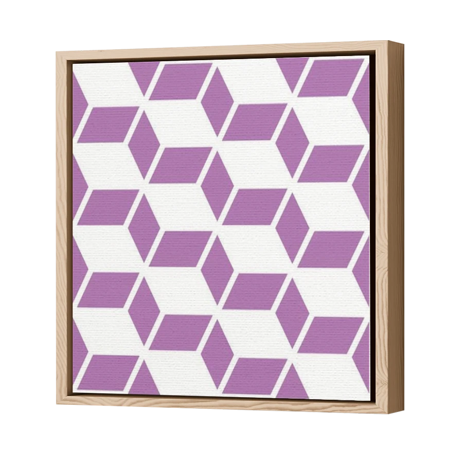 Thumbnail for Canvas - Wood Grain Floating Frame