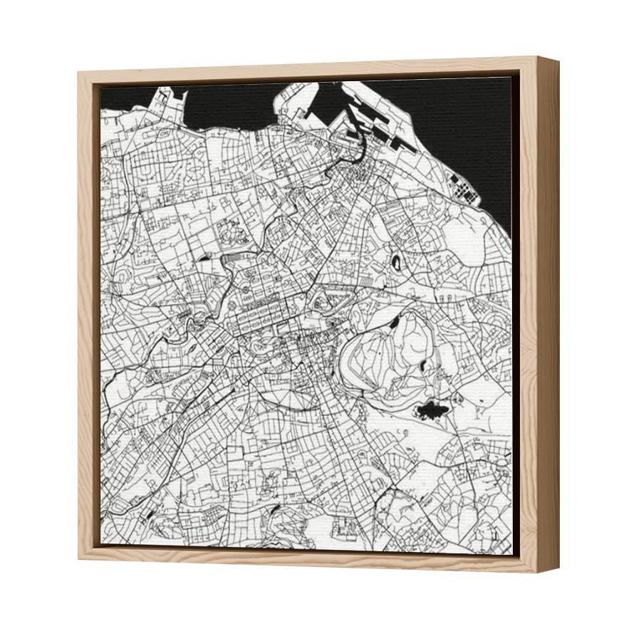Thumbnail for Canvas - Wood Grain Floating Frame