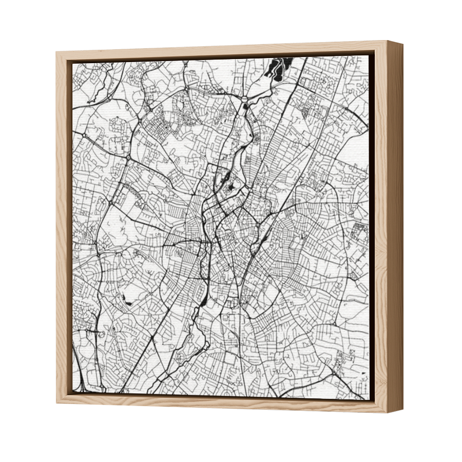 Thumbnail for Canvas - Wood Grain Floating Frame