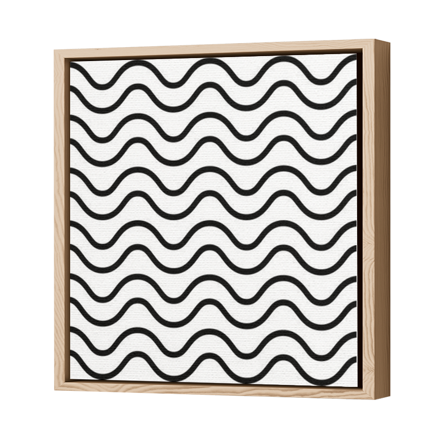 Thumbnail for Canvas - Wood Grain Floating Frame