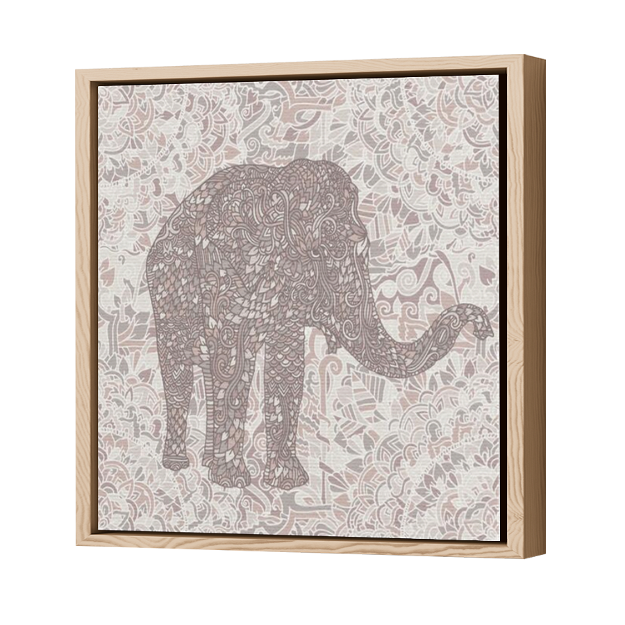 Thumbnail for Canvas - Wood Grain Floating Frame