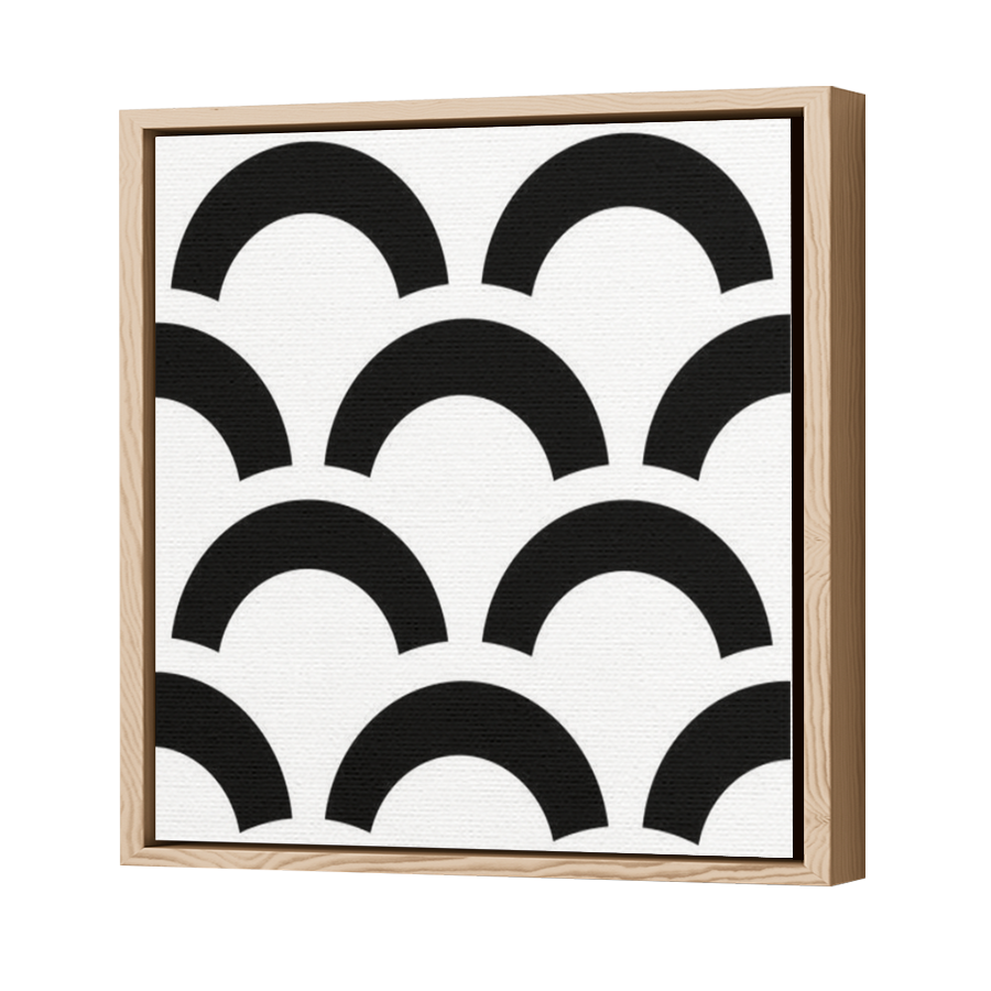 Thumbnail for Canvas - Wood Grain Floating Frame