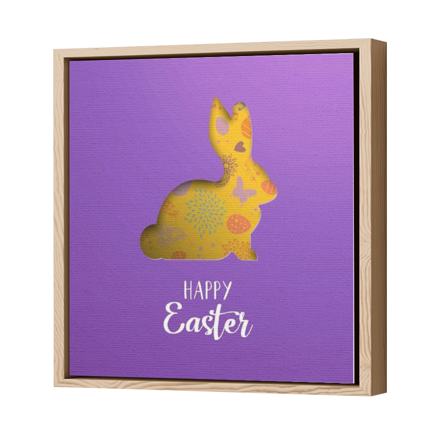 Thumbnail for Canvas - Wood Grain Floating Frame
