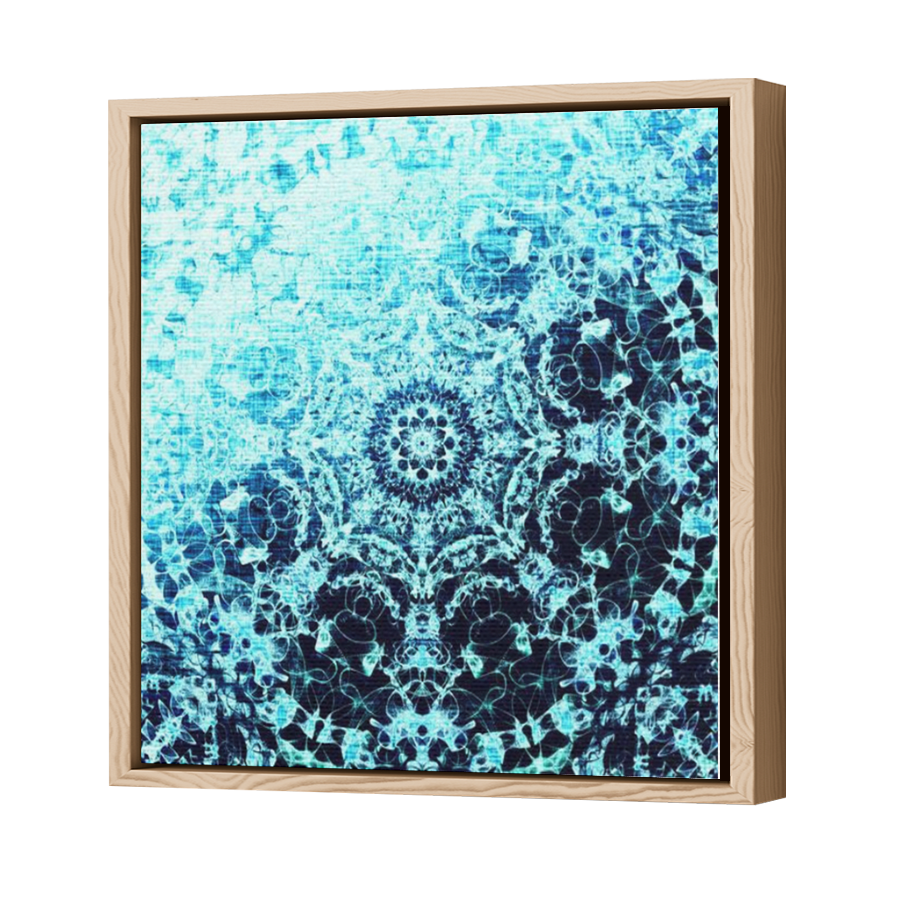 Thumbnail for Canvas - Wood Grain Floating Frame